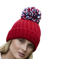 Classic Red - Back - Beechfield Hygge Beanie