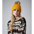 Mustard Yellow - Back - Beechfield Hygge Beanie