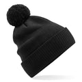 Black - Front - Beechfield Snowstar Organic Cotton Beanie