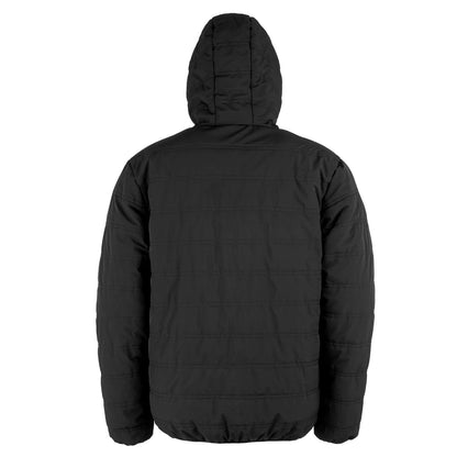 Black-Red - Side - Result Genuine Recycled Mens Compass Padded Jacket