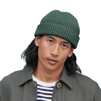 Marine Green - Back - Beechfield Unisex Adult Recycled Harbour Beanie