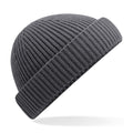 Graphite Grey - Front - Beechfield Unisex Adult Recycled Harbour Beanie