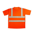 Fluorescent Orange - Front - Warrior Unisex Adult Hi-Vis T-Shirt