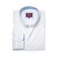 White - Front - Brook Taverner Mens Lawrence Formal Shirt