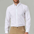 White - Back - Brook Taverner Mens Lawrence Formal Shirt