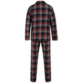 Red-Navy - Side - SF Mens Tartan Pyjama Set