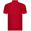 Red - Back - Awdis Boys Academy Pique Polo Shirt