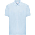 Sky Blue - Front - Awdis Boys Academy Pique Polo Shirt