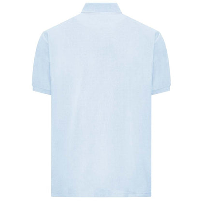 Sky Blue - Side - Awdis Adults Unisex Academy Pique Polo Shirt