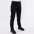 Black - Pack Shot - AFD Womens-Ladies Stretch Slim Trousers