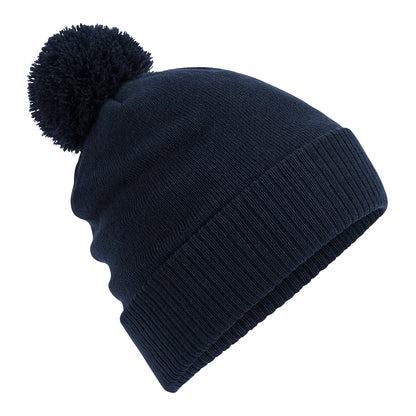 French Navy - Front - Beechfield Water Repellent Snowstar Beanie