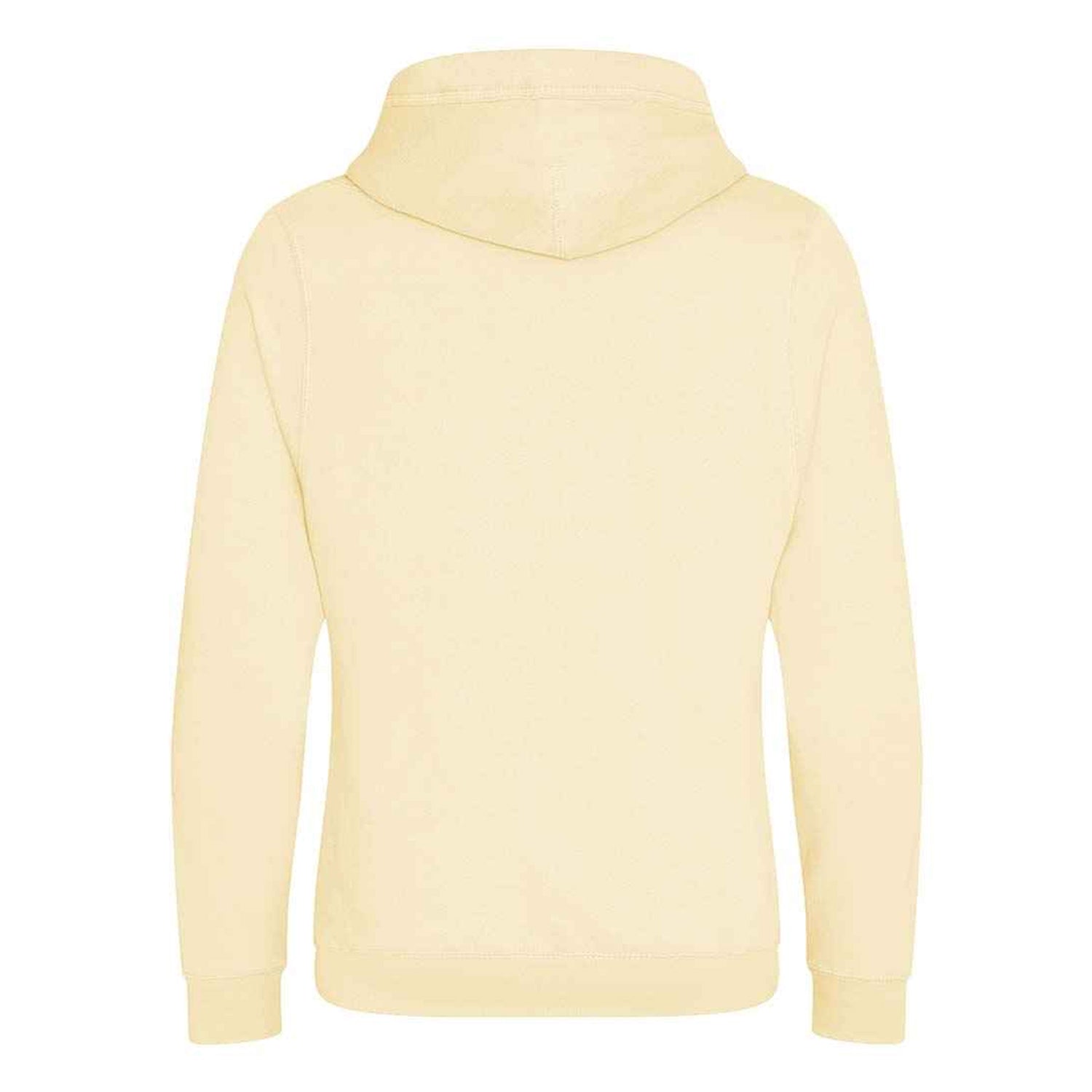 Vanilla - Back - Awdis Unisex Adult Crossover Collar Hoodie