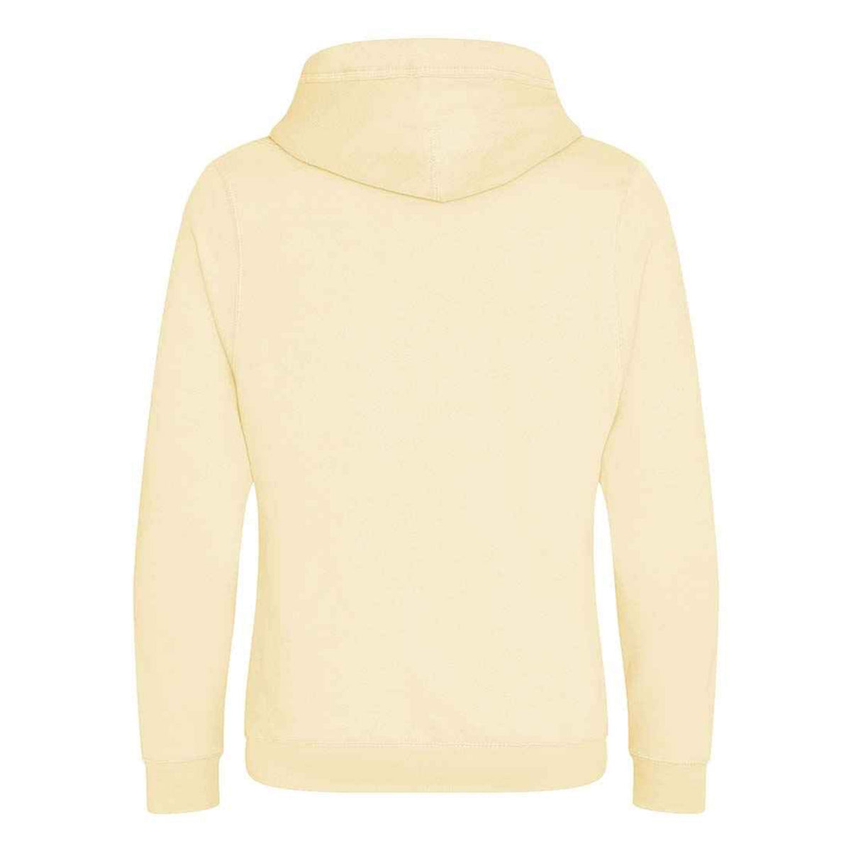 Vanilla - Back - Awdis Unisex Adult Crossover Collar Hoodie