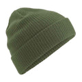 Olive Green - Front - Beechfield Unisex Adult Beanie