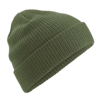 Olive Green - Front - Beechfield Unisex Adult Beanie