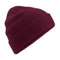 Burgundy - Front - Beechfield Unisex Adult Beanie