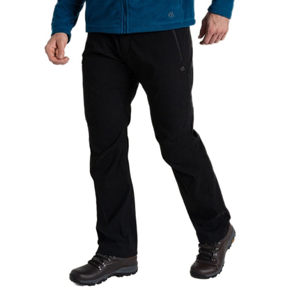 Black - Side - Craghoppers Mens Expert Kiwi Pro Stretch Hiking Trousers