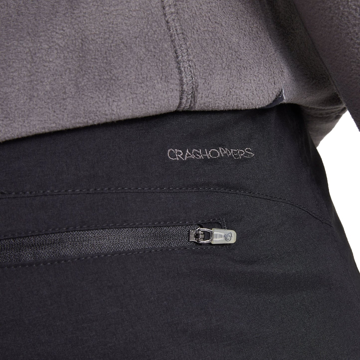 Black - Side - Craghoppers Mens Expert Kiwi Pro Stretch Hiking Trousers