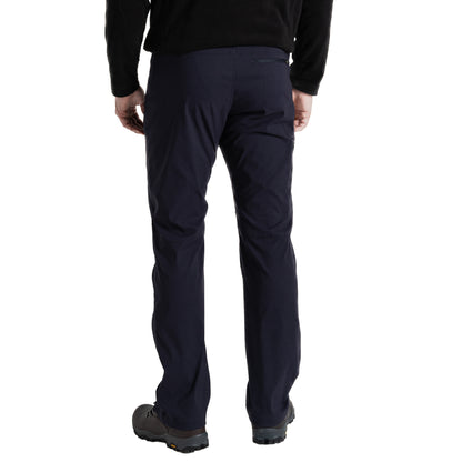 Dark Navy - Back - Craghoppers Mens Expert Kiwi Pro Stretch Hiking Trousers