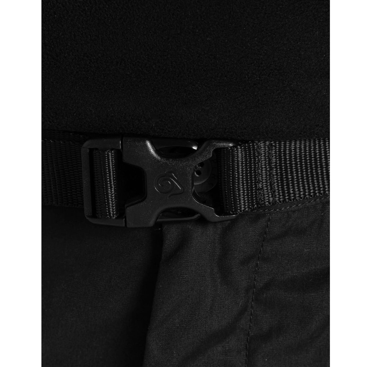 Black - Back - Craghoppers Mens Expert Kiwi Convertible Cargo Trousers