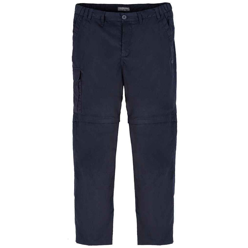 Dark Navy - Front - Craghoppers Mens Expert Kiwi Convertible Cargo Trousers