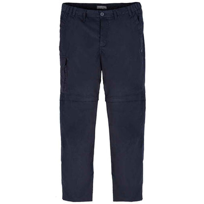 Dark Navy - Front - Craghoppers Mens Expert Kiwi Convertible Cargo Trousers
