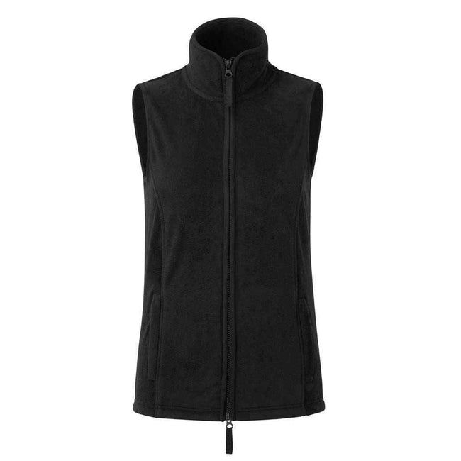 Black - Front - Premier Womens-Ladies Artisan Fleece Gilet
