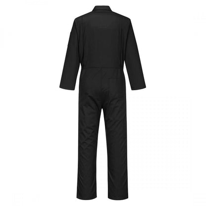 Black - Back - Portwest Unisex Adult Overalls