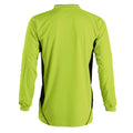 Apple Green-Black - Back - SOLS Childrens-Kids Azteca Long Sleeve Football - Goalkeeper Shirt