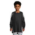 Black-White - Back - SOLS Childrens-Kids Azteca Long Sleeve Football - Goalkeeper Shirt