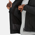 Black - Close up - Regatta Mens Blockade Waterproof Jacket