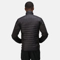 Black - Side - Regatta Mens Tourer Hybrid Padded Jacket