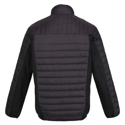 Black - Lifestyle - Regatta Mens Tourer Hybrid Padded Jacket