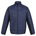 Navy - Front - Regatta Mens Tourer Hybrid Padded Jacket