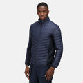 Navy - Back - Regatta Mens Tourer Hybrid Padded Jacket