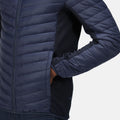 Navy - Pack Shot - Regatta Mens Tourer Hybrid Padded Jacket