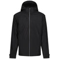 Black - Front - Regatta Mens Erasmus 4 In 1 Soft Shell Jacket