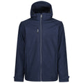 Navy - Front - Regatta Mens Erasmus 4 In 1 Soft Shell Jacket