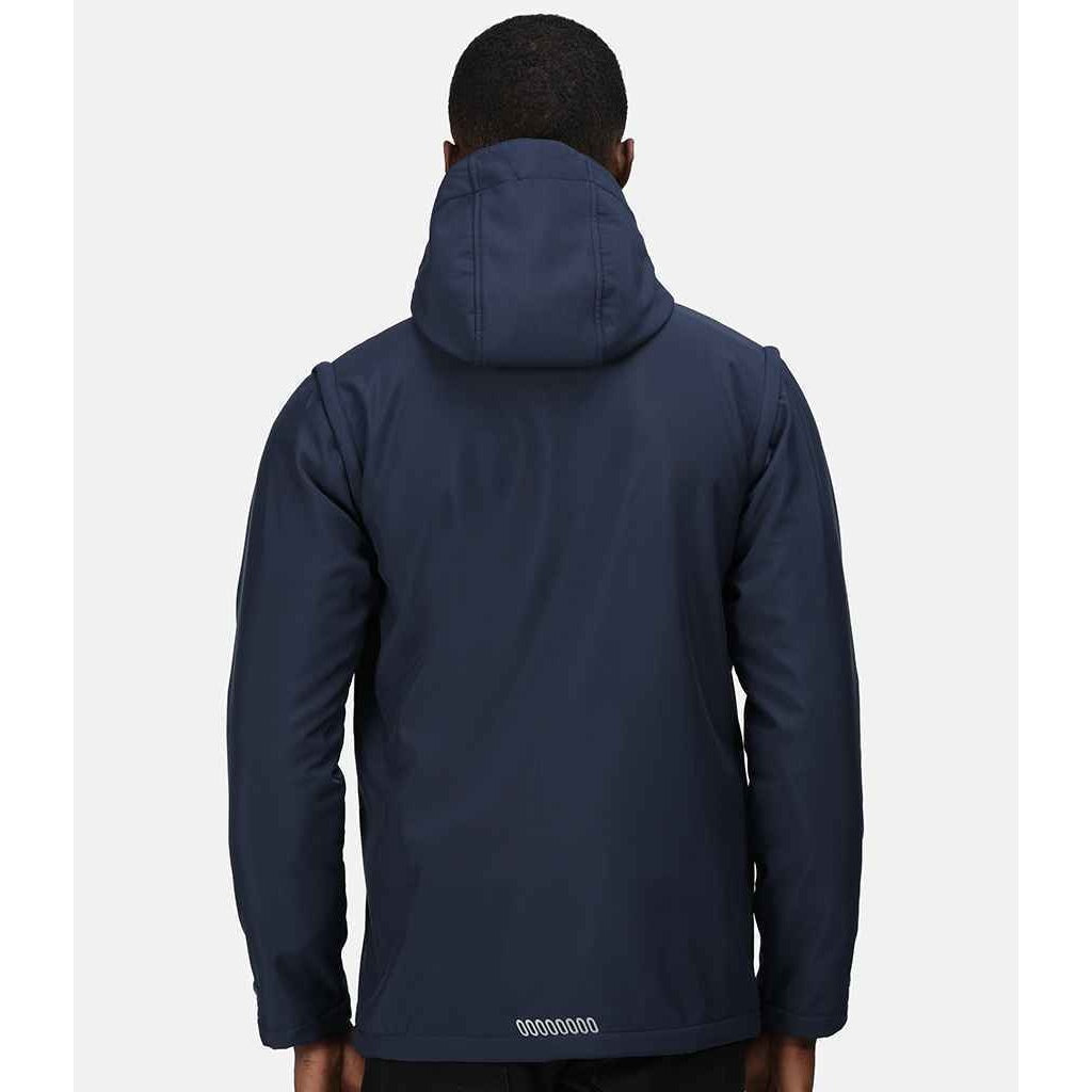 Navy - Lifestyle - Regatta Mens Erasmus 4 In 1 Soft Shell Jacket