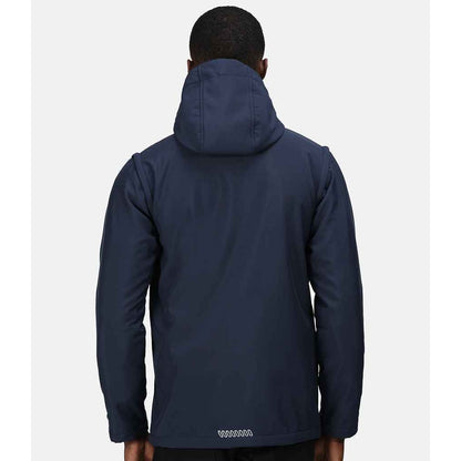 Navy - Lifestyle - Regatta Mens Erasmus 4 In 1 Soft Shell Jacket