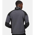 Seal Grey - Side - Regatta Mens Broadstone Showerproof Fleece Jacket