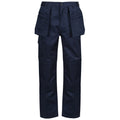 Navy - Front - Regatta Mens Cargo Trousers