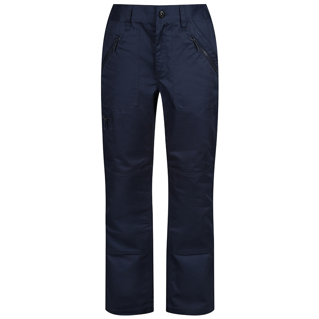 Navy - Front - Regatta Womens-Ladies Pro Action Trousers