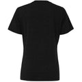 Black Heather - Back - Bella + Canvas Womens-Ladies CVC Relaxed Fit T-Shirt