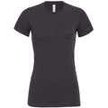 Dark Heather Grey - Front - Bella + Canvas Womens-Ladies CVC Relaxed Fit T-Shirt