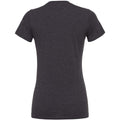 Dark Heather Grey - Back - Bella + Canvas Womens-Ladies CVC Relaxed Fit T-Shirt
