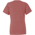 Heather Mauve - Side - Bella + Canvas Womens-Ladies CVC Relaxed Fit T-Shirt
