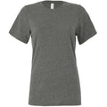 Deep Heather - Front - Bella + Canvas Womens-Ladies CVC Relaxed Fit T-Shirt