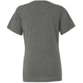 Deep Heather - Back - Bella + Canvas Womens-Ladies CVC Relaxed Fit T-Shirt