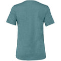 Deep Teal Heather - Back - Bella + Canvas Womens-Ladies CVC Relaxed Fit T-Shirt